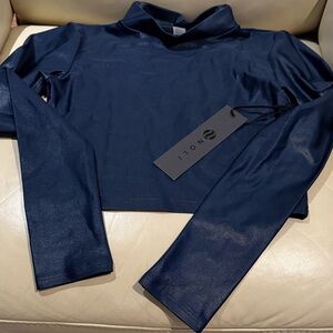 Noli Midnight Blue Activewear Top